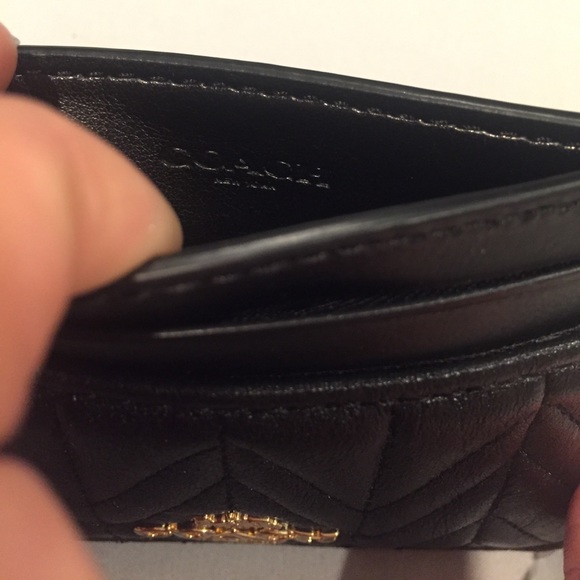 Coach quilted card holder. NWT💕 - Picture 4 of 4